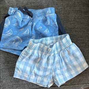 The Beaufort Bonnet Company Blue and Navy Kids Shorts